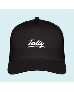 Generic Customized 5-Panel Cap-Black